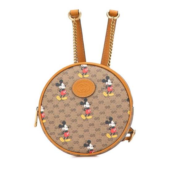 GUCCI Brown Leather Backpack main image 8